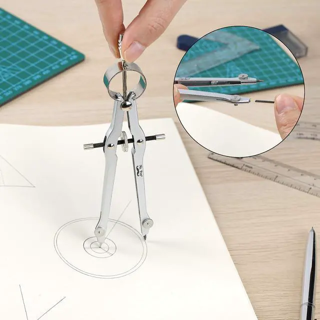 Alt view image 7 of 7 - Mr. Pen- Protractor and Compass Set, Compass Protractor Set, Protractor