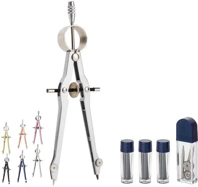 Main image of Mr. Pen- Professional Compass for Geometry, Extra Lead