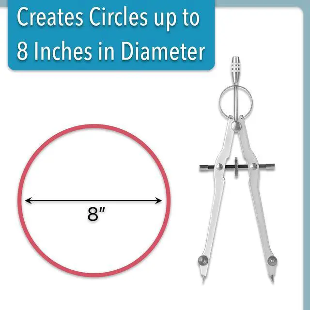 Alt view image 3 of 7 - Mr. Pen- Professional Compass for Geometry, Extra Lead