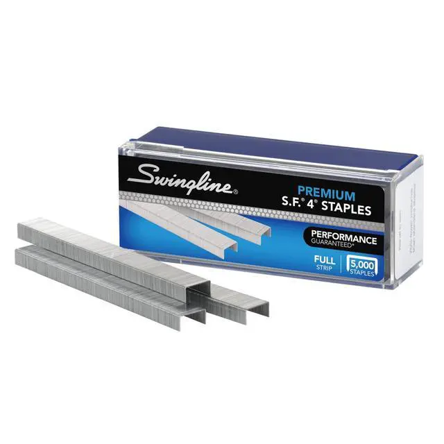 Alt view image 2 of 5 - Swingline S.F. 4 Premium Staples for Desktop Staplers, 1/4" Length, 210/Strip, 5000/Box (35450)