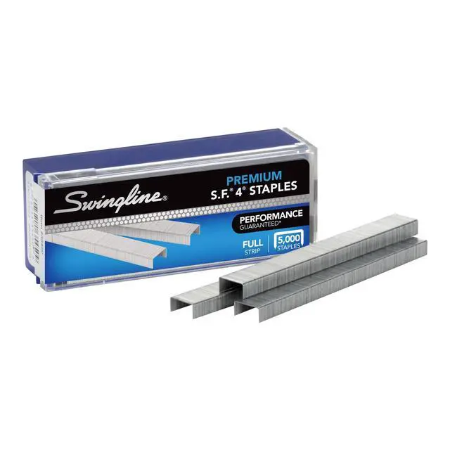Alt view image 3 of 5 - Swingline S.F. 4 Premium Staples for Desktop Staplers, 1/4" Length, 210/Strip, 5000/Box (35450)