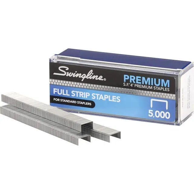 Alt view image 4 of 5 - Swingline S.F. 4 Premium Staples for Desktop Staplers, 1/4" Length, 210/Strip, 5000/Box (35450)