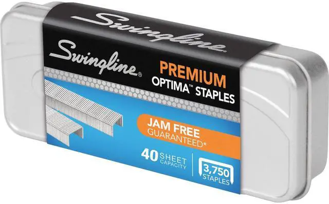 Main image of Swingline Staples, Premium for Desktop Staplers, 1/4" Length, 210/Strip, 3750/Box, Jam Free, Optima (35556)