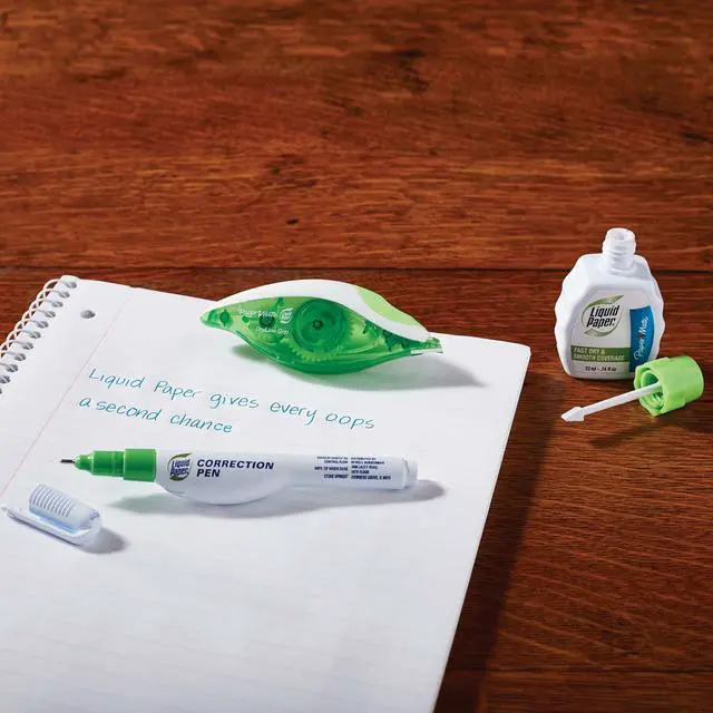 Alt view image 5 of 7 - Paper Mate Paper Mate Liquid Paper DryLine Grip Correction White Tape, 2 Count
