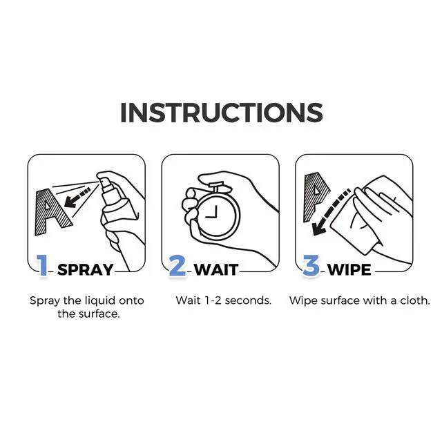 Alt view image 6 of 6 - loukin Non-Toxic Whiteboard Cleaner, 17 fl oz Dry Erase Board Cleaner, Low-Odor Whiteboards Cleaning Spray, Removes Stubborn Marks from Whiteboard, Chalkboard