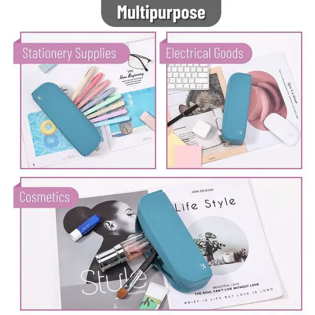 Alt view image 6 of 7 - Mr. Pen- Silicone Pencil Case, Aesthetic Pencil Bag for Women, Makeup Pouch