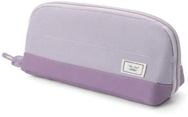 Main image of Mr. Pen- Wide-Opening Pencil Case, Triangle Design