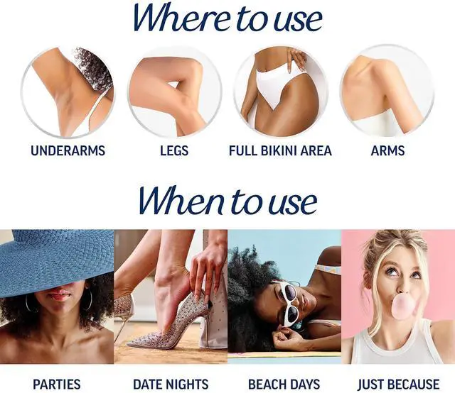 Alt view image 4 of 7 - VEET Professional 2 Minute Cream for All Skin Types with Shea Butter, Effective Full Bikini & Pubic Hair Removal, Dermatologically Tested, 13.5 FL OZ Bottle w/Spatula