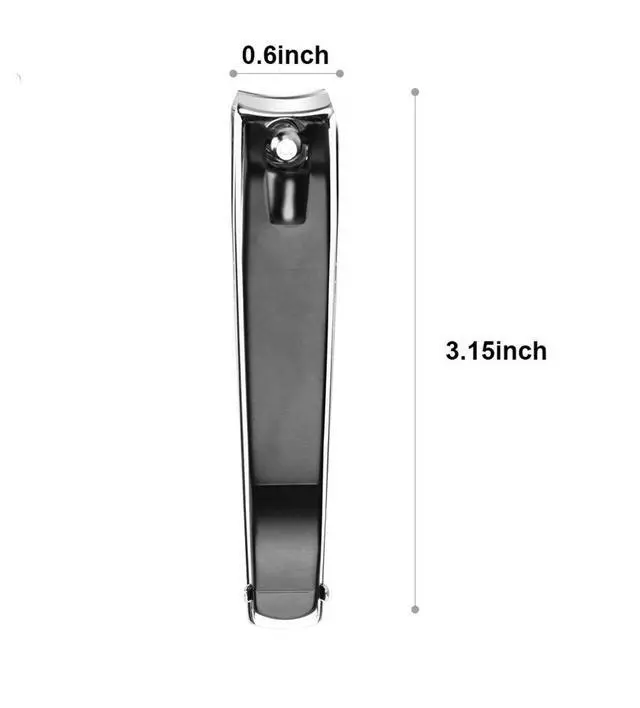Alt view image 3 of 6 - Large Nail Clippers Set,2 Pcs Premium Stainless Steel Fingernail & Toenail Clippers Curved Blade with Sharp and Sturdy Blade