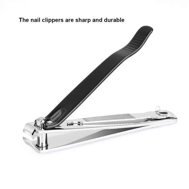Alt view image 5 of 6 - Large Nail Clippers Set,2 Pcs Premium Stainless Steel Fingernail & Toenail Clippers Curved Blade with Sharp and Sturdy Blade