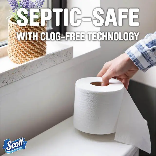 Alt view image 6 of 7 - Scott 1000 Sheets Per Roll, 8 Toilet Paper Rolls, Bath Tissue