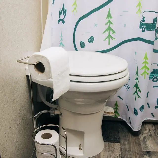 Alt view image 7 of 7 - Camco Camper/RV Toilet Paper - Sewer-Safe, Septic-Safe & Biodegradable - Designed for Camper, Trailer & Marine Sanitation Systems - 1-Ply Tissue | 4 Toilet Paper Rolls 280 Sheets per Roll (40275)