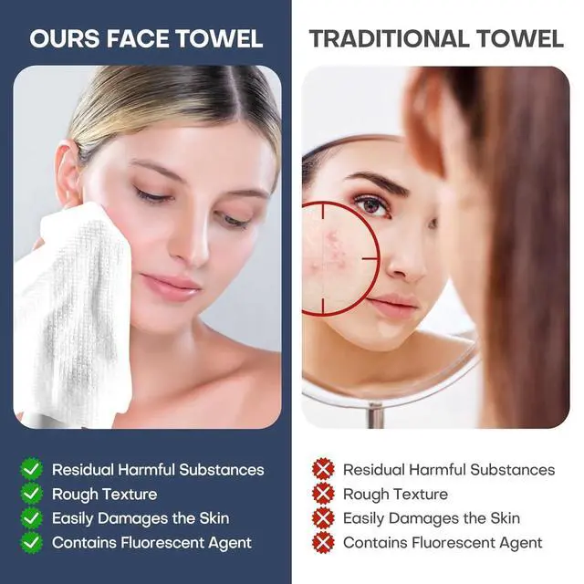 Alt view image 3 of 7 - Disposable Face Towel Compressed Towel Tablets for Travel, 12x9 Inch Portable Mini Face Washcloths Reusable Biobased for Gym Hiking Camping Outdoors, Individually Wrapped