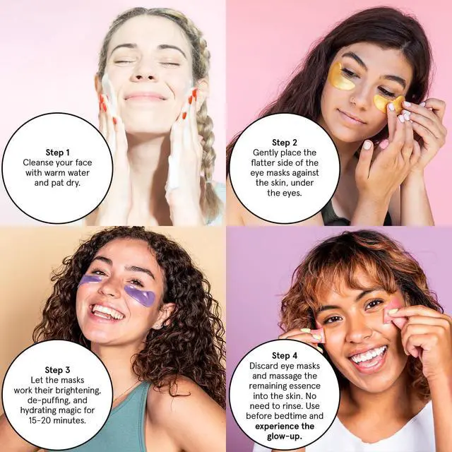 Alt view image 7 of 7 - grace & stella Retinol Under Eye Patches for Puffy Eyes and Dark Circles, Restoring Gel Under Eye Masks with Hyaluronic Acid - Vegan Cruelty-Free Skincare - Gifts for Teen Girls (Purple, 6 Pairs)