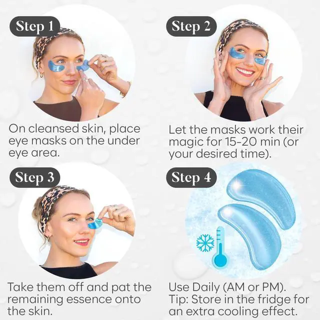 Alt view image 6 of 7 - BLOOMORA Variety Under Eye Patches (30 Pairs) - For Dark Circles & Puffiness - Eye Mask for Care