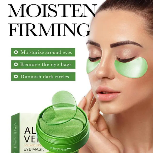 Alt view image 5 of 7 - Eakroo Under Eye Patches - 60PCS Aloe Vera Eye Patches for Puffy Eyes and Dark Circles, Eye Mask Skincare, Eye Patches for Women, Under Eye Mask, Parches Para Ojeras, Reduce Wrinkles and Fine Lines