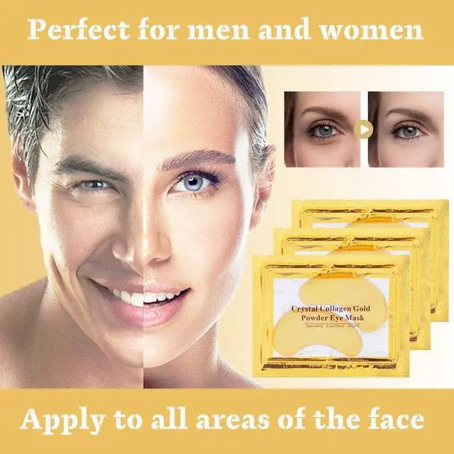 Alt view image 5 of 6 - NIYET 30 Pairs Under Eye Collagen Patches, Gold Moisturizing Under Eye Mask, Under Eye Gel Pads for dark circles and puffiness