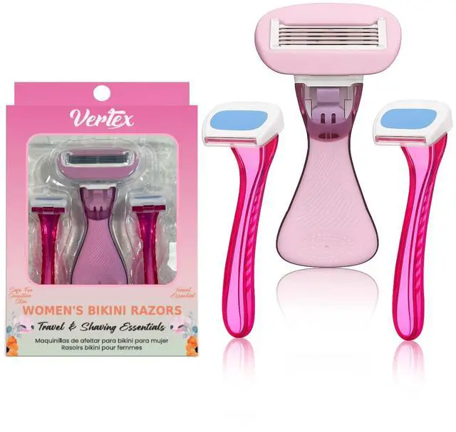 Main image of Bikini Razors Shaver For Sensitive Skin For Women Pubic Hair Lines Women's Disposable Under Arm Razors No Irritation Trimmer