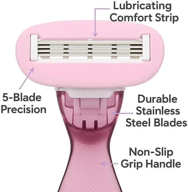 Alt view image 3 of 6 - Bikini Razors Shaver For Sensitive Skin For Women Pubic Hair Lines Women's Disposable Under Arm Razors No Irritation Trimmer