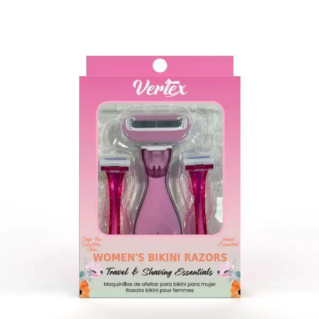 Alt view image 6 of 6 - Bikini Razors Shaver For Sensitive Skin For Women Pubic Hair Lines Women's Disposable Under Arm Razors No Irritation Trimmer