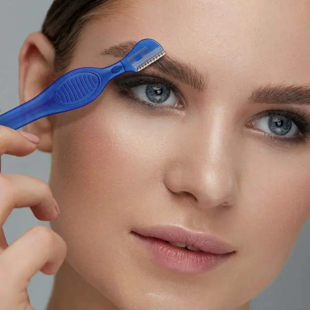 Alt view image 7 of 7 - Mudder 28 Pcs Eyebrow Razor Knife Shaver Trimmer Shaver Multipurpose Exfoliating Tool Facial Hair Removal for Women Valentine Gift Giving(Assorted Colors)