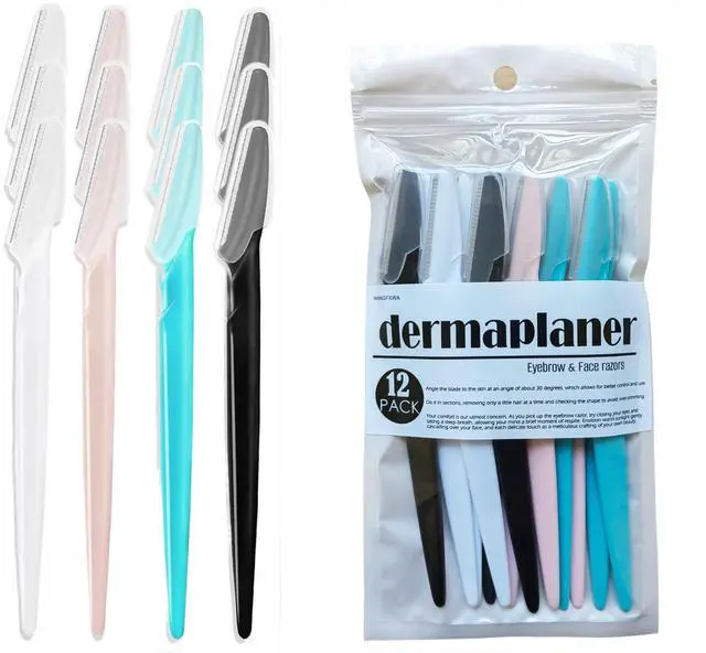 Main image of WANGFXWA Dermaplane Razor Eyebrow Razors Dermaplaning Tool For Face Shaver