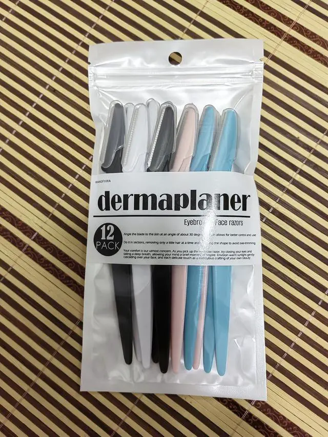 Alt view image 2 of 6 - WANGFXWA Dermaplane Razor Eyebrow Razors Dermaplaning Tool For Face Shaver