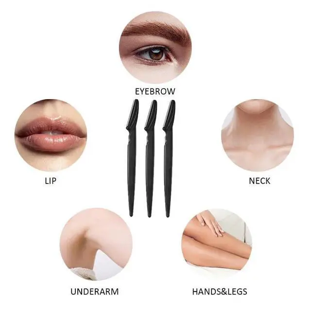 Alt view image 5 of 6 - WANGFXWA Dermaplane Razor Eyebrow Razors Dermaplaning Tool For Face Shaver