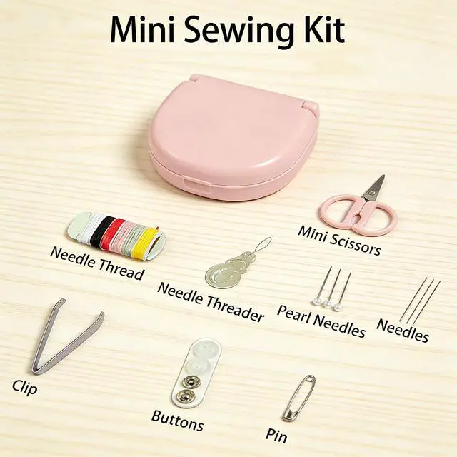 Alt view image 5 of 7 - Obear 2 Pack Mini Sewing Kit - Emergency Travel Repair Set with Threads, Needles & Scissors for Beginners, Camping & Daily Use