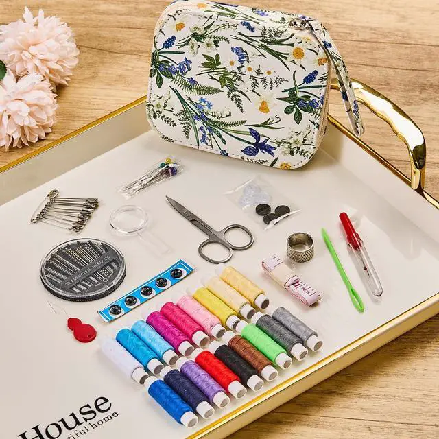 Alt view image 7 of 7 - Bobode Printing Sewing Kit Travel Basic Sewing Kit for Adults