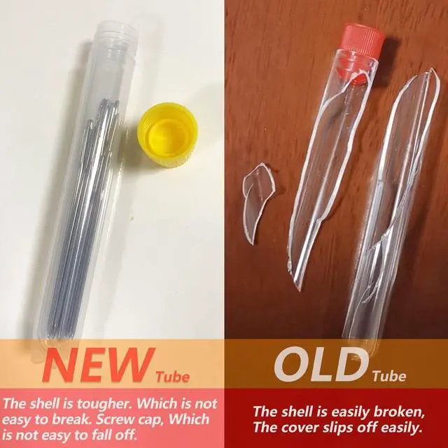 Alt view image 4 of 7 - Premium Large Eye, Large Gauge Needles for Hand Sewing - Assorted Sizes, Including Embroidery - 25/50 PCs with 2 Threaders