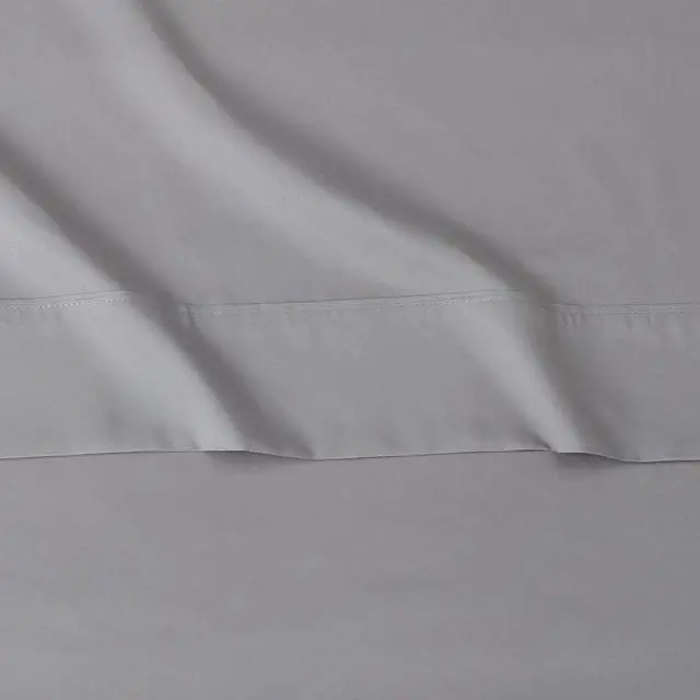 Alt view image 4 of 5 - Amazon Basics Lightweight Super Soft, Wrinkle-Free, Breathable Luxury Microfiber 4 Piece Bed Sheet Set with 14-Inch Deep Pockets, Full, Dark Gray, Solid