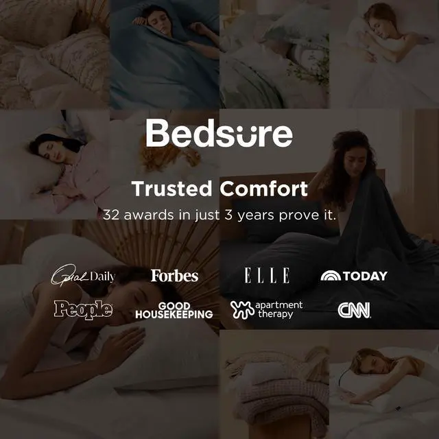 Alt view image 6 of 7 - Bedsure Queen Sheet Set - 4 Pieces Soft Queen Size Sheets - Breathable & Cooling - Hotel Luxury - Easy Care Polyester Microfiber Bedding for Women, Men, Dark Grey