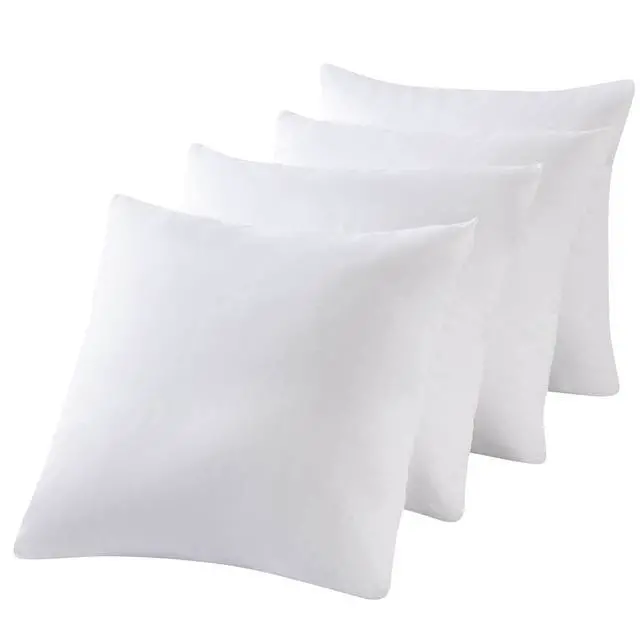 Alt view image 3 of 7 - Kingnex 4 Pack Waterproof Down Feather Proof Pillow Protectors with Zipper 20x20 Zippered Pillow Covers for Square Throw Pillow