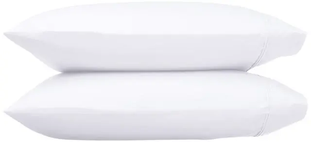 Alt view image 3 of 4 - Amazon Basics 400 Thread Count Cotton Pillowcases, Standard, 30" L x 20" W, White - Set of 2, Pillows Not Included