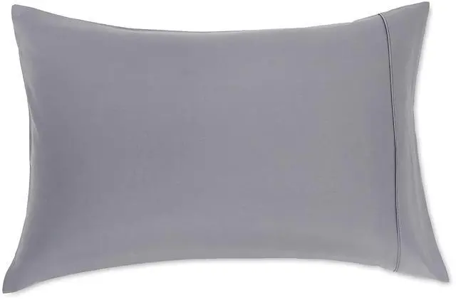 Alt view image 4 of 4 - Standard Pillowcases Set of 2 - Lightweight, Super Soft Easy Care Microfiber, Dark Gray, 30" L x 20" W, Pillows Not Included