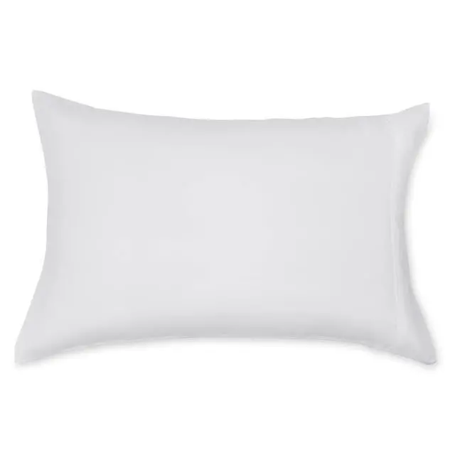 Alt view image 4 of 4 - Amazon Basics Lightweight Super Soft Easy Care Microfiber Pillowcases, Standard size, 30" L x 20" W, Set of 2, Bright White, Pillows Not Included