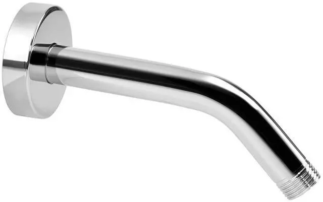 Main image of NearMoon Shower Arm with Flange, Made of 304 Stainless Steel Shower Extension Extender Pipe, Wall-Mounted for Fixed Bathroom Showerhead, Never Rust (6 Inch, Chrome Finish)