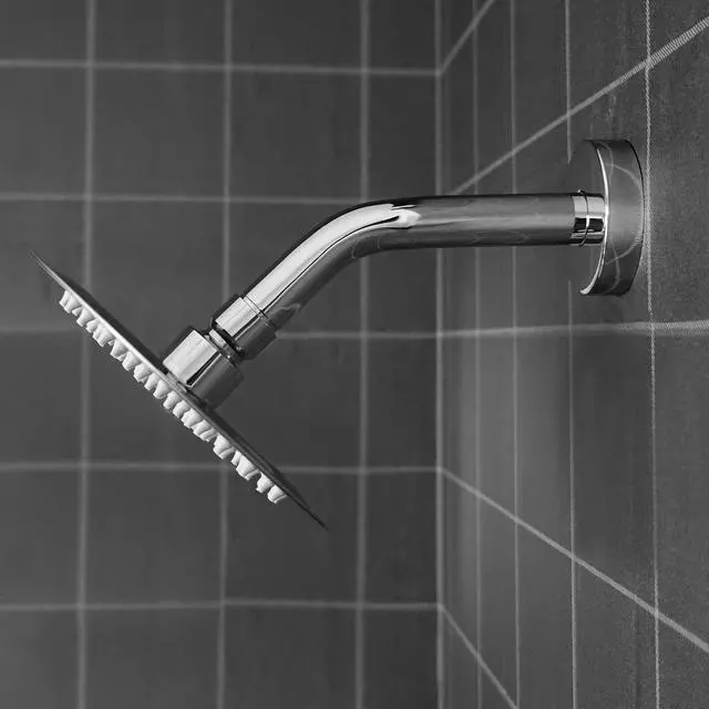 Alt view image 6 of 6 - NearMoon Shower Arm with Flange, Made of 304 Stainless Steel Shower Extension Extender Pipe, Wall-Mounted for Fixed Bathroom Showerhead, Never Rust (6 Inch, Chrome Finish)