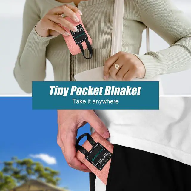 Alt view image 6 of 7 - Odoland Sandproof Beach Blanket, Waterproof Portable Mat with Carry Pouch