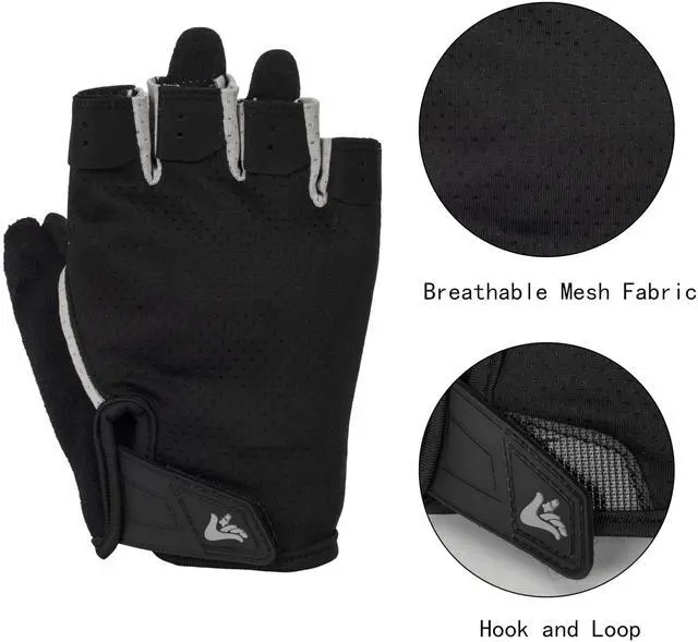 Alt view image 2 of 7 - KorhLeoh Workout Gloves for Men Women, Anti Slip Breathable Weight Lifting Gloves for Gym Exercise, Cycling, Fitness, Training