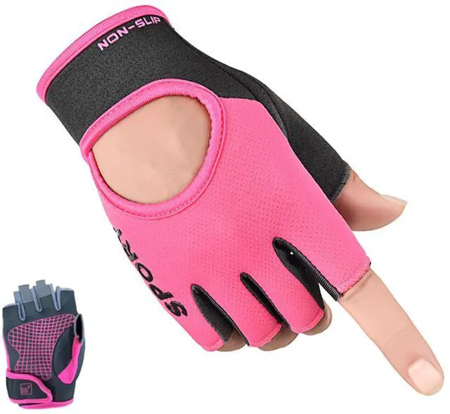Main image of XuoAz Workout Gloves for Women Men, Lightweight Fingerness Gym Gloves, Anti Slip Exercise Gloves for Gym Weight Lifting Cycling