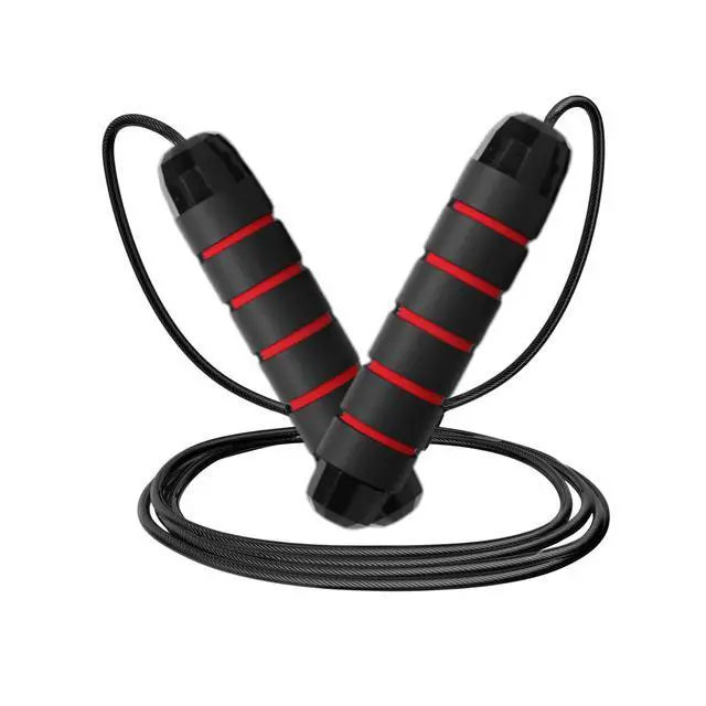 Main image of Limm Adjustable Jump Rope for Workout - All-Purpose Exercise Jump Rope Kids & Adults Love with Tangle-Free, Comfortable Foam Handles - Best Slimming, Cardio & Endurance Training