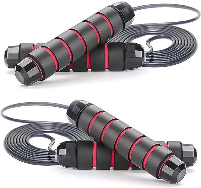 Main image of Two pack Jump Rope Skipping Rope for Rope Skipping, Speed Jump Rope for Exercise,Jump Rope for Kids Men Women for Fitness (two Rad)