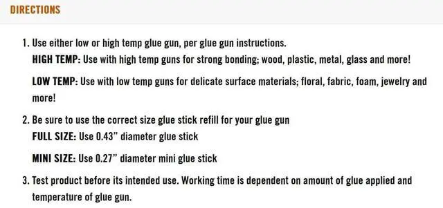 Alt view image 7 of 7 - Gorilla Hot Glue Sticks, Clear Glue, Mini Size 4" Long x 0.27" Diameter, 75 Count (Pack of 1) - Safe for All Temperatures with Extended Working Time