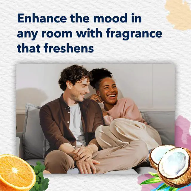 Alt view image 3 of 6 - Glade PlugIns Refills Air Freshener, Exotic Tropical Blossoms & Coastal Sunshine Citrus, Scented and Essential Oils for Home and Bathroom, 0.67 Fl Oz, 5 Count