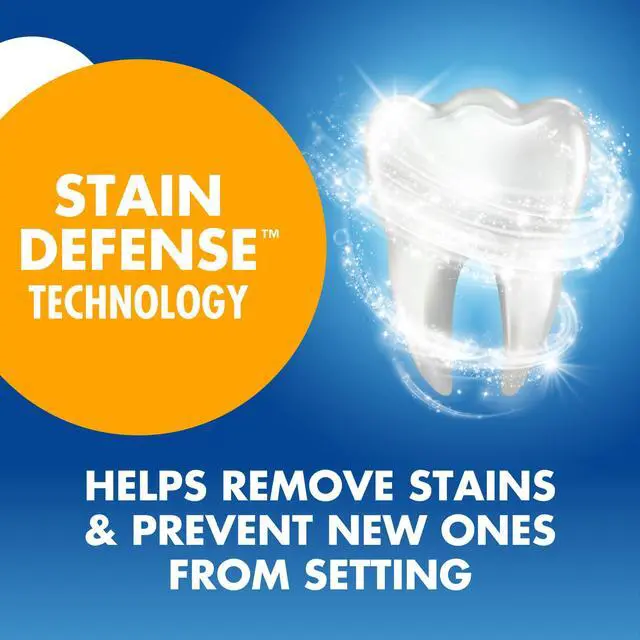 Alt view image 6 of 7 - ARM & HAMMER Advance White Toothpaste, Teeth Whitening Baking Soda Toothpaste with Stain Defense Technology and Fluoride, Clean Mint Flavor, 6.0 Oz (4 Pack)