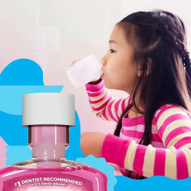 Alt view image 5 of 7 - ACT Kids Anticavity Fluoride Mouthwash, Sugar & Alcohol Free Mouth Rinse Strengthens Teeth, Bubble Gum Blowout, 16.9 fl. oz.(Pack of 3)