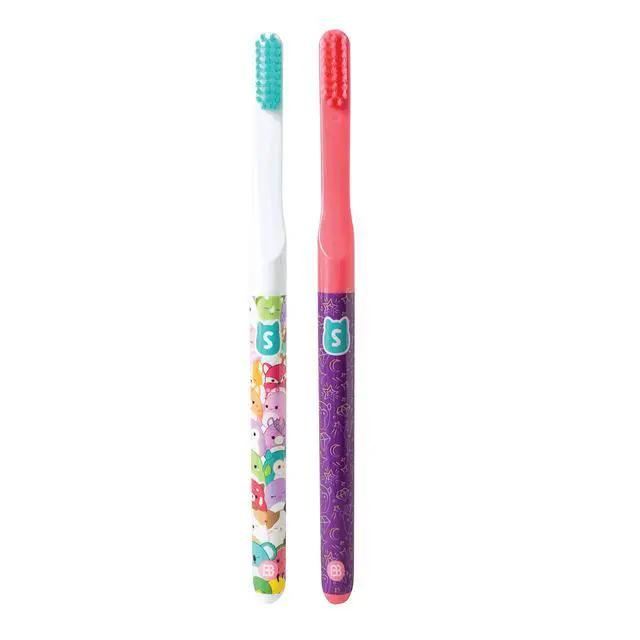 Alt view image 3 of 7 - Brush Buddies Squishmallows Assorted Manual Toothbrushes, Soft Toothbrushes, Toothbrushes for Kids and Adults, 2PK