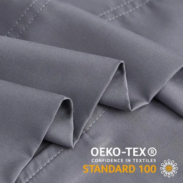 Alt view image 7 of 7 - BEDELITE Cooling Pillow Cases for Hot Sleepers & Night Sweats, Rayon Derived from Bamboo, Grey Pillow Cases Queen Size of 2, Breathable and Silky Soft Envelope Pillowcases (20"x30")